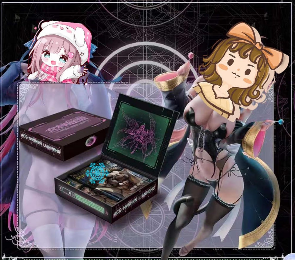 💜 Coffret Cartes Waifu – Édition Cyber Fantasy